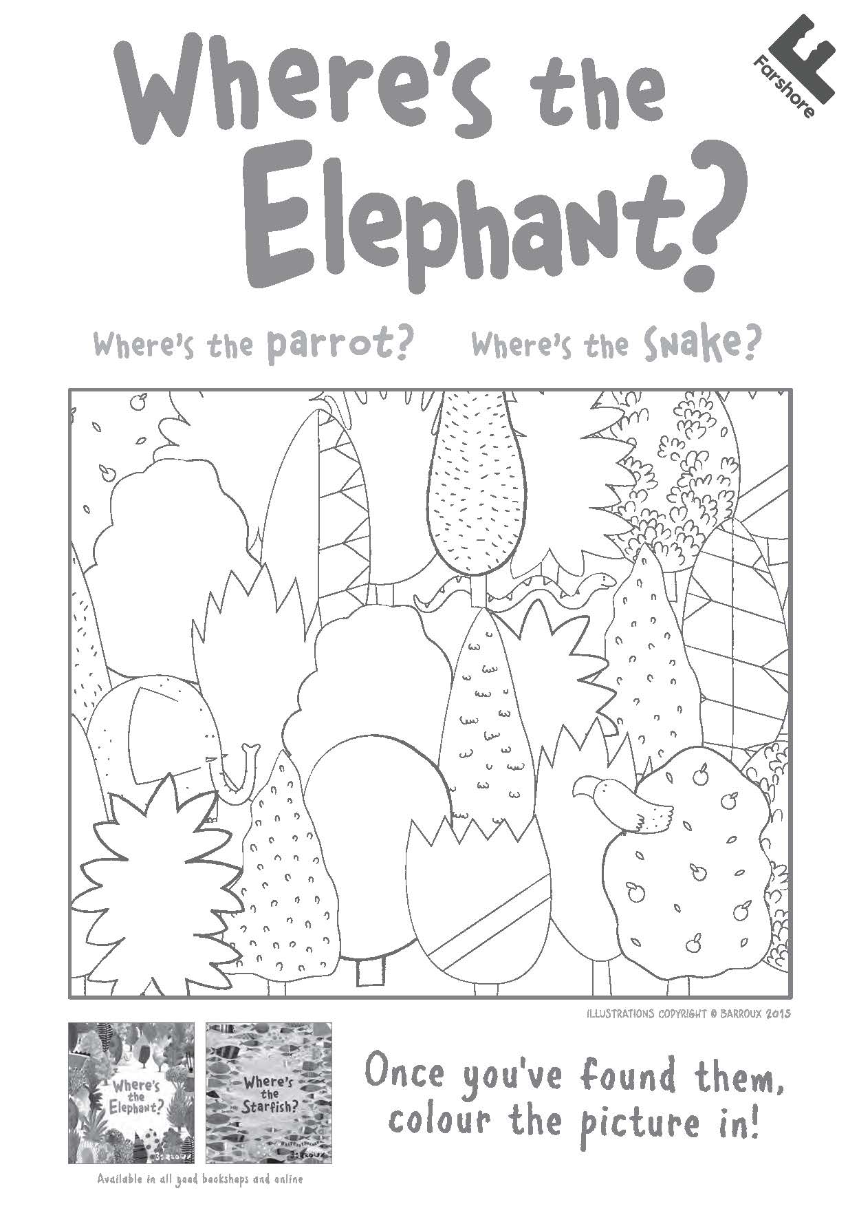 Barroux Colouring Activity Sheet - 