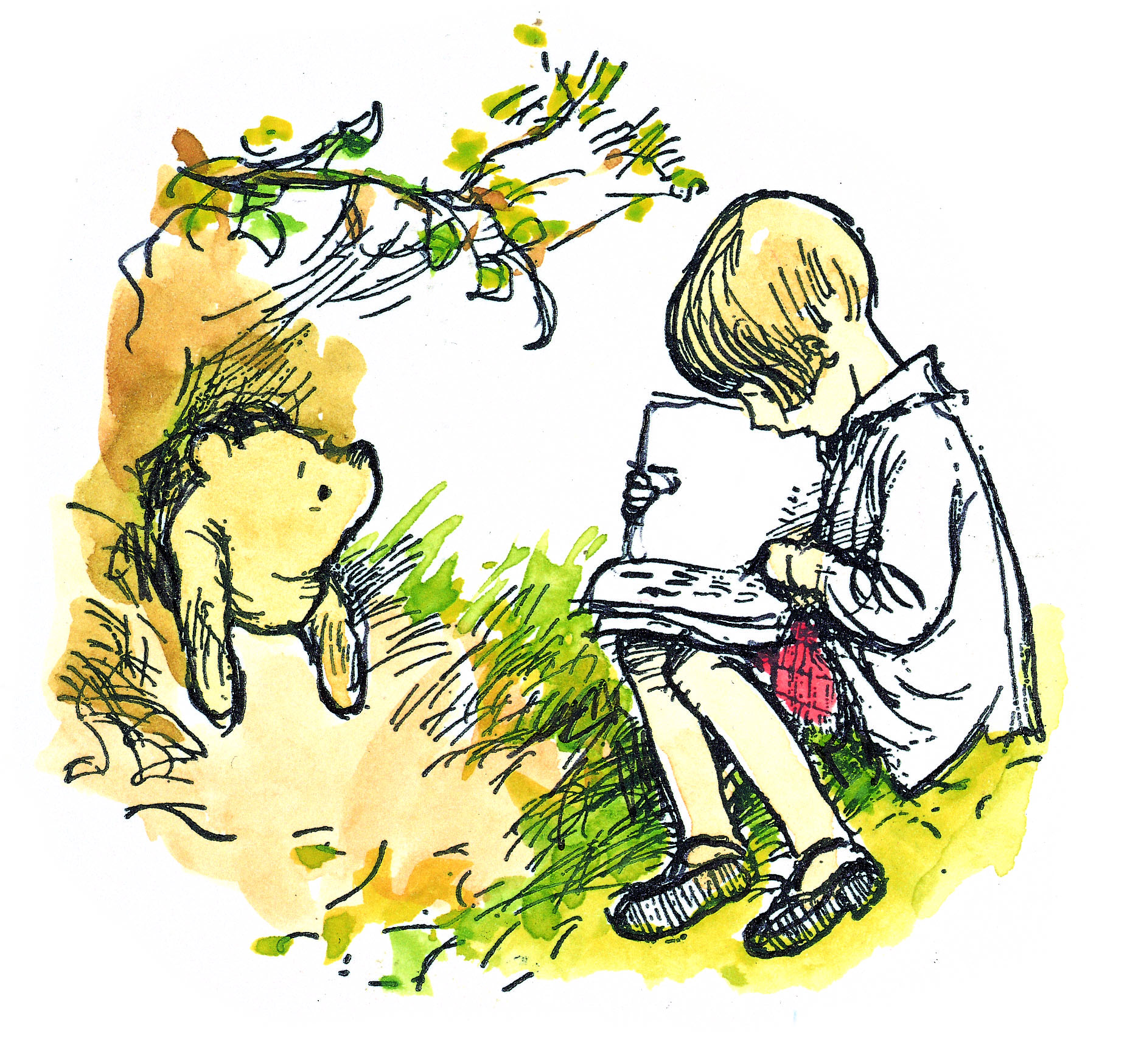 Winnie-the-pooh illustration