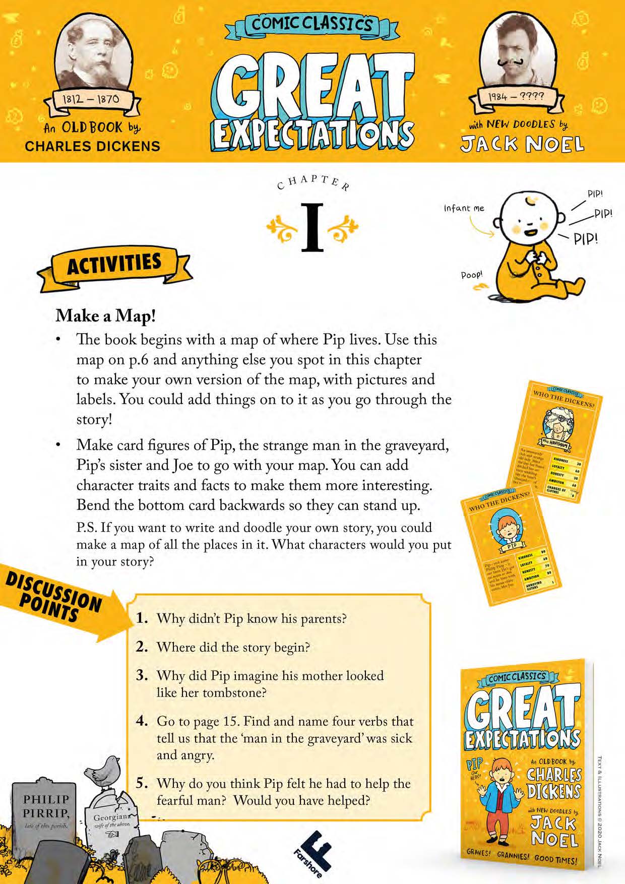 Comic Classics: Great Expectations Activity Pack - 