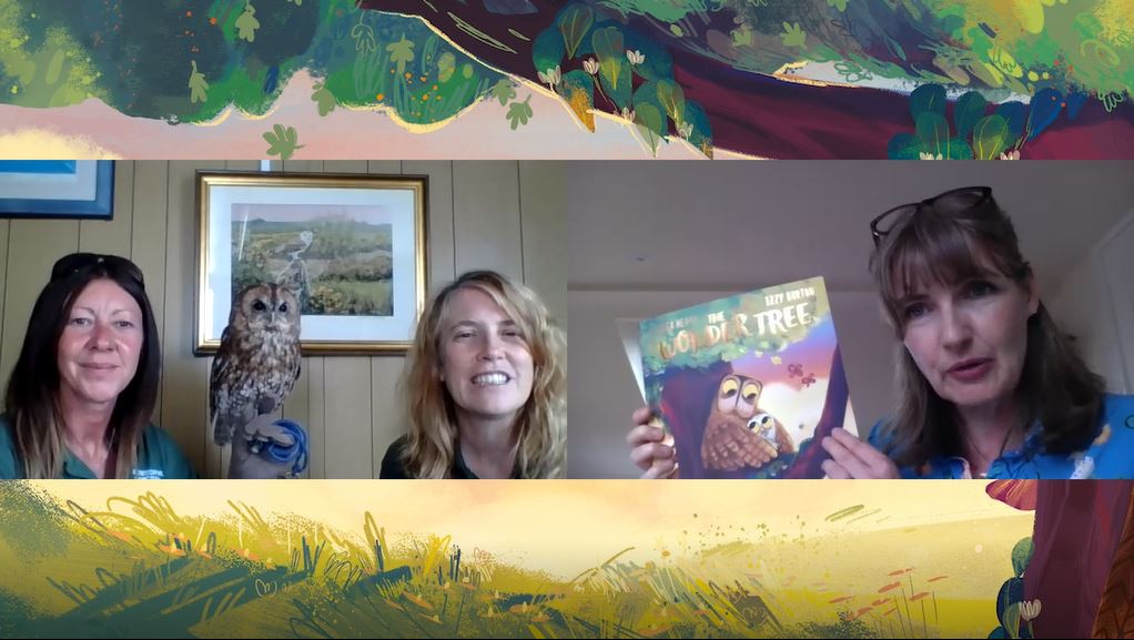 The Wonder Tree author Teresa Heapy meets Screech Owl Wildlife Park